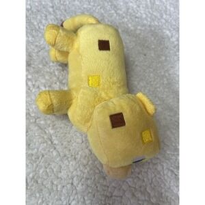 2014 Mojang Minecraft Baby Ocelot Yellow Cat Block Lion Plush Figure